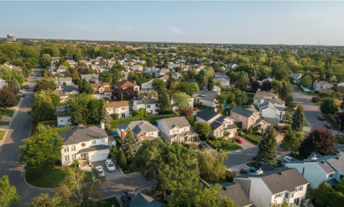 Housing market chart illustrating a softening sales and price outlook