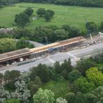 Toronto’s new elevated rail line is taking shape very fast