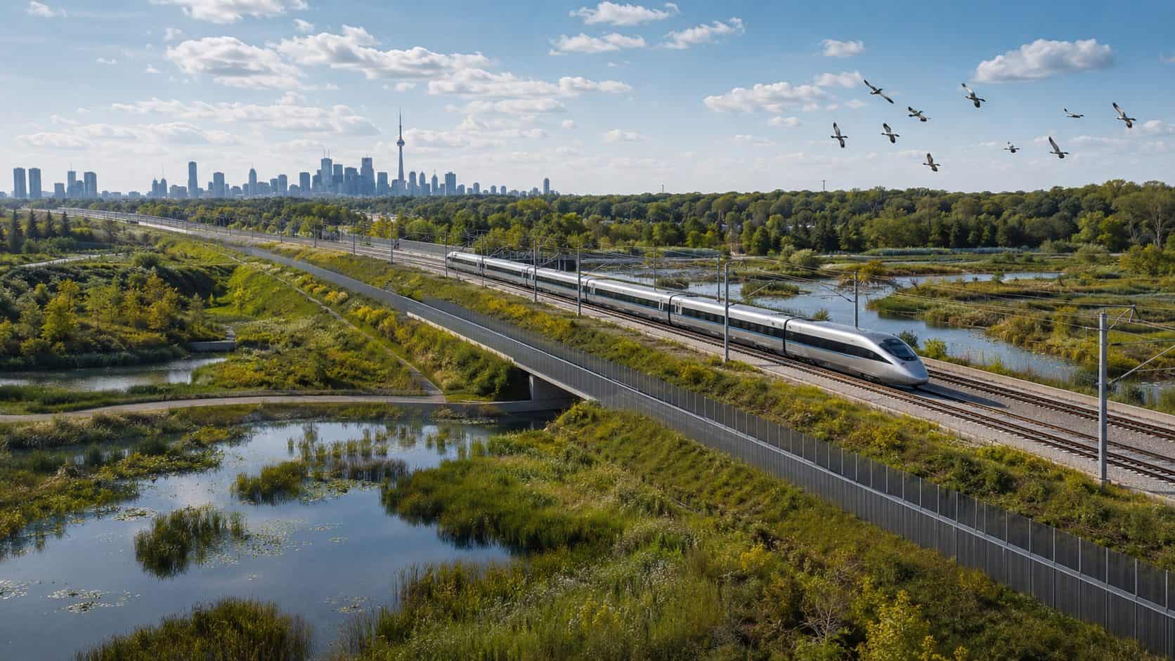 Rendering related to Alto high-speed rail corridor planning