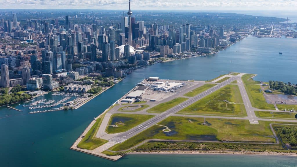 Billy Bishop Toronto City Airport waterfront site
