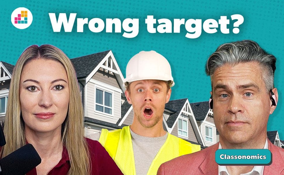 Housing development under construction representing Canada's shifting housing supply targets