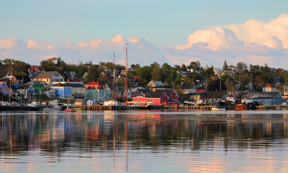 Nova Scotia residential street reflecting a cooling housing market