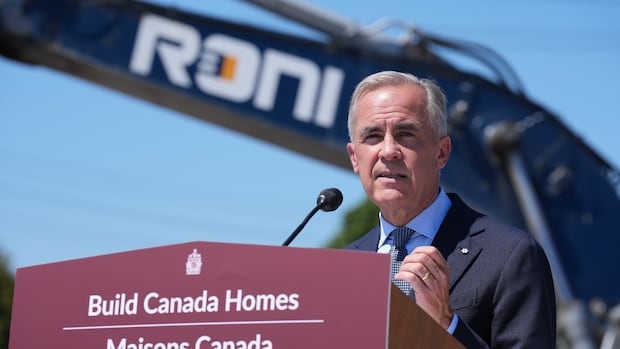Affordable housing construction site in Toronto
