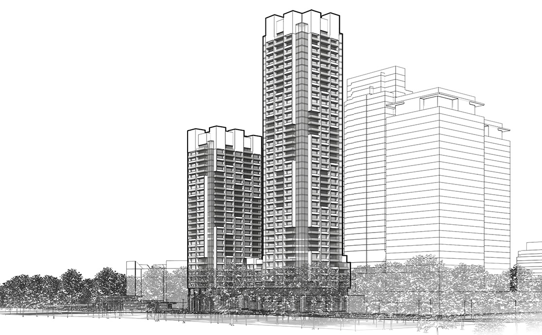 Rental housing development site in Toronto