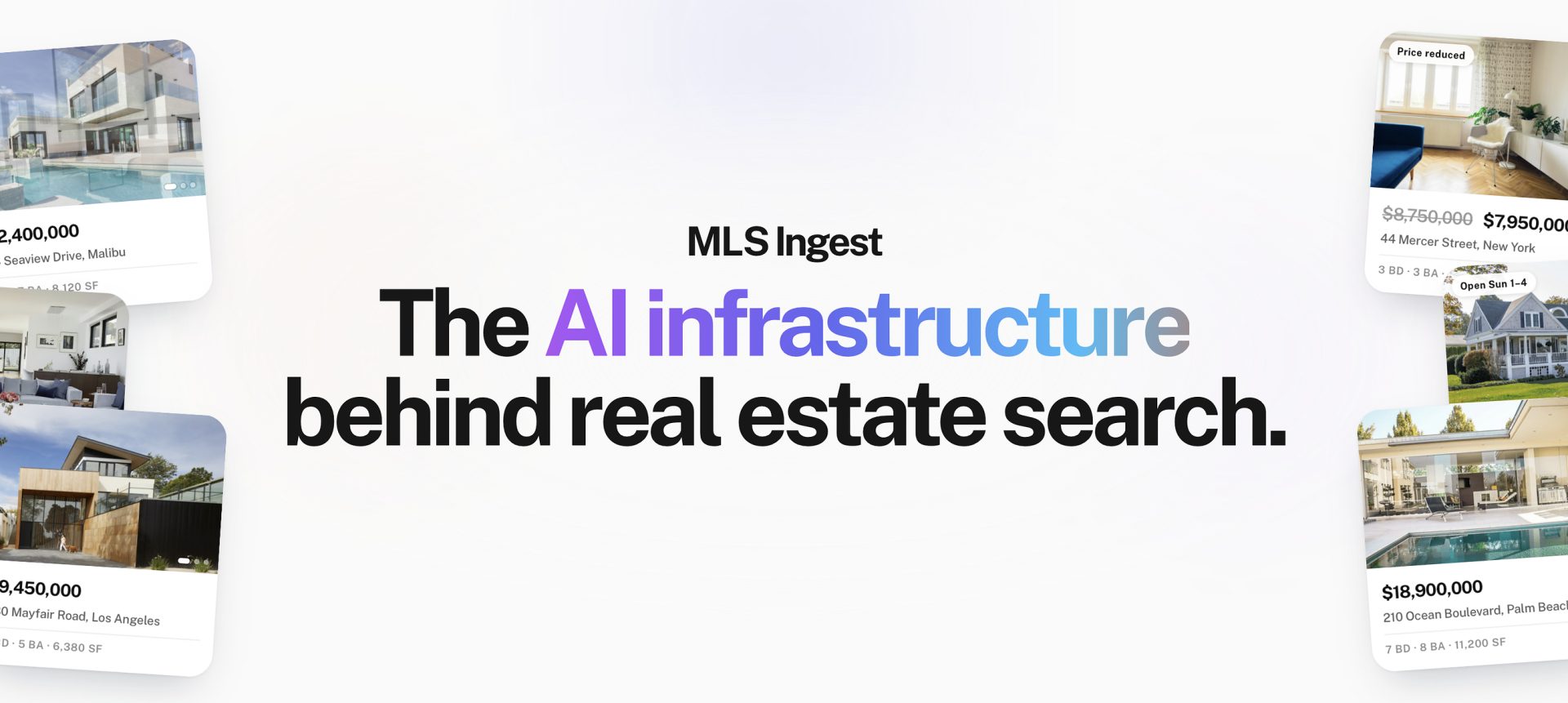 Brokurz and MLS Ingest data infrastructure for real estate AI