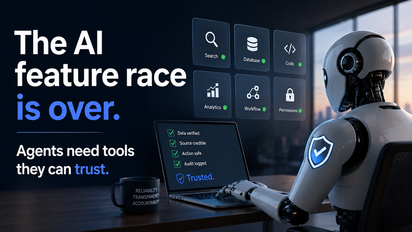 Illustration representing AI tools in real estate workflows