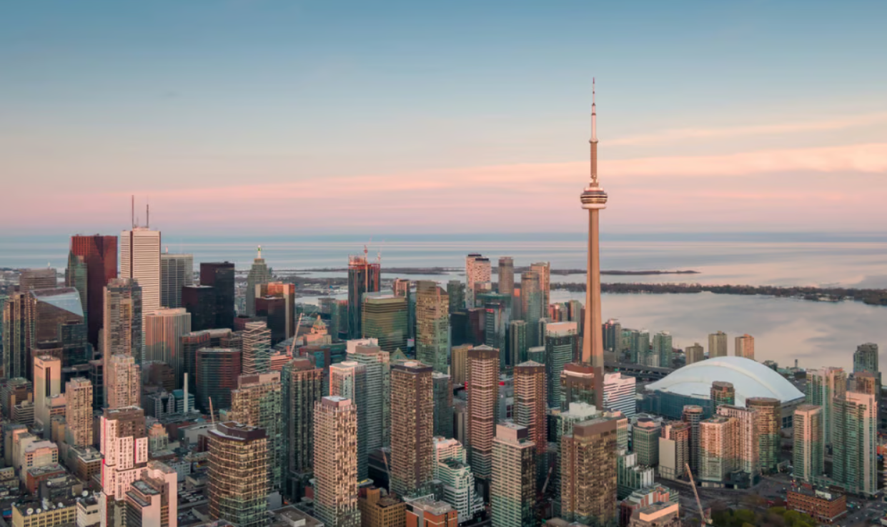 Toronto condo towers reflecting a cooling presale market