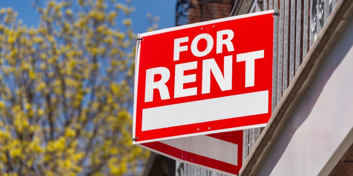 Apartment building representing Canada's rental market
