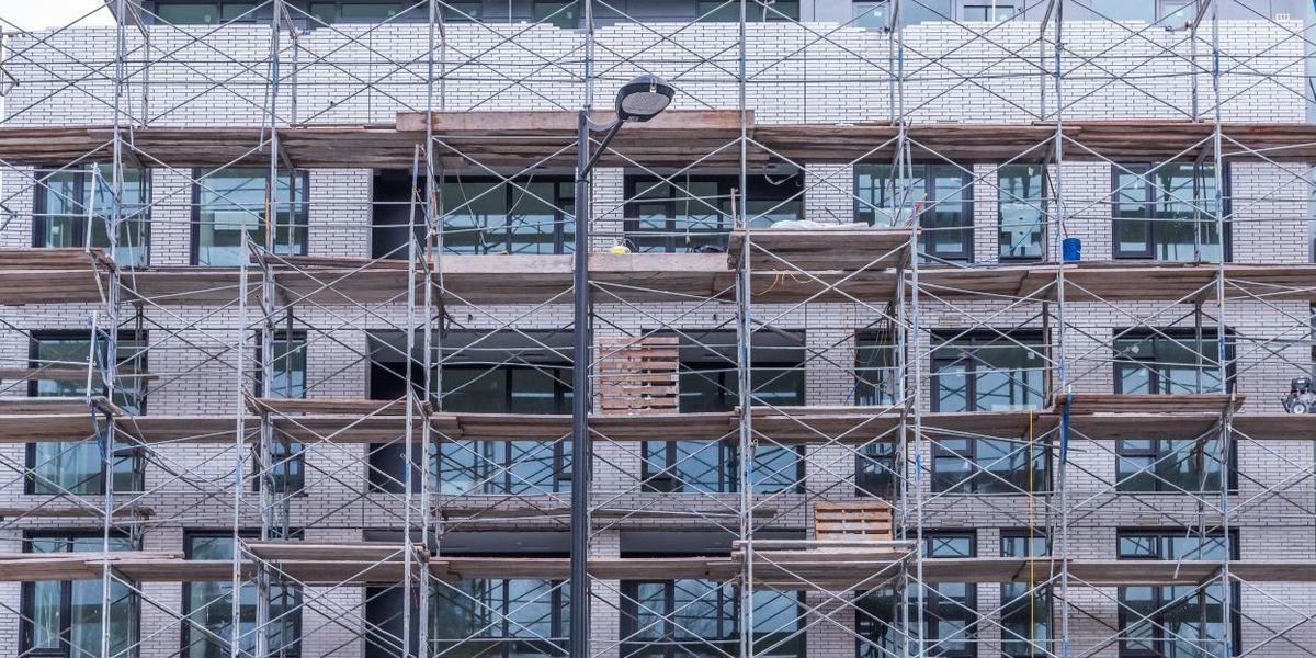 Housing development construction site representing Canada's ongoing supply shortfall