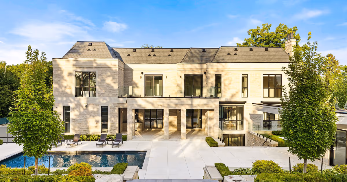 French chateau-inspired mansion in Vaughan, Ontario