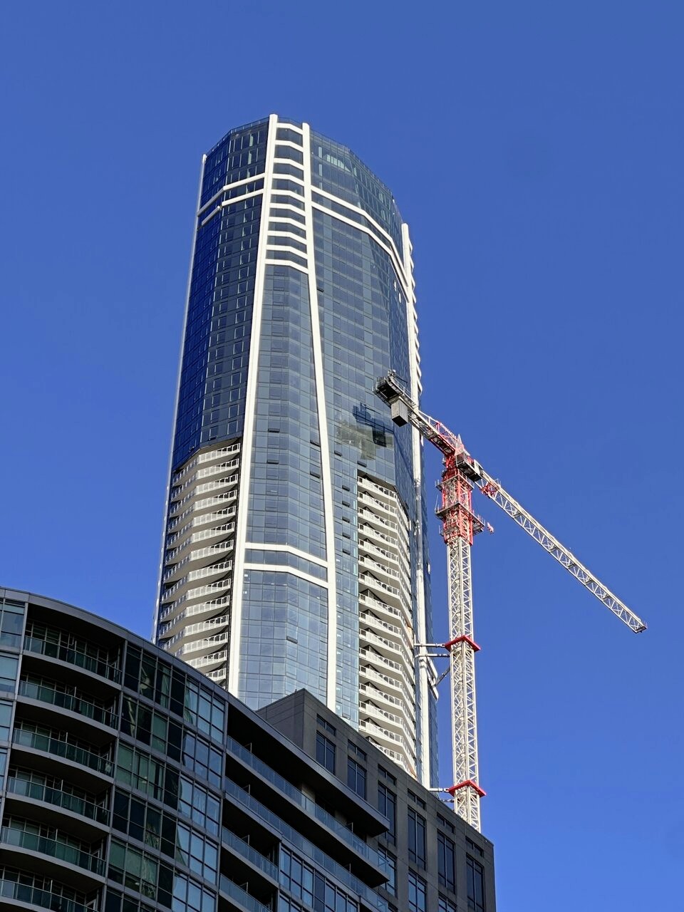 Pinnacle One Yonge tower under construction in Toronto