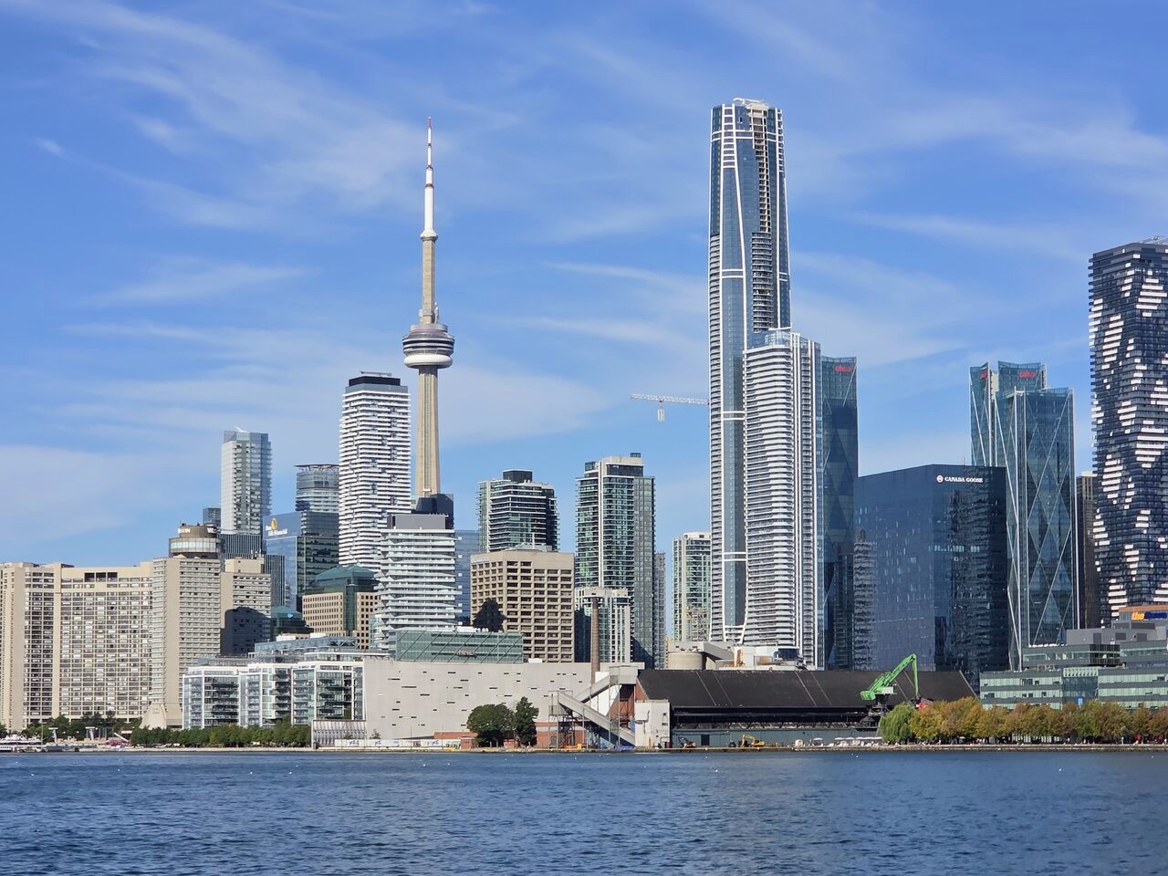 Toronto skyline viewed from the waterfront