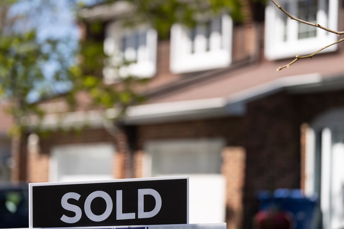 Canadian residential street reflecting the ongoing national housing price correction