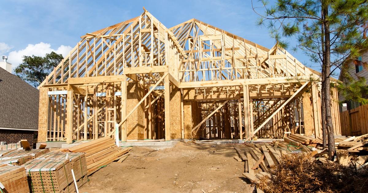 Housing construction site representing Canada's shifting supply pipeline