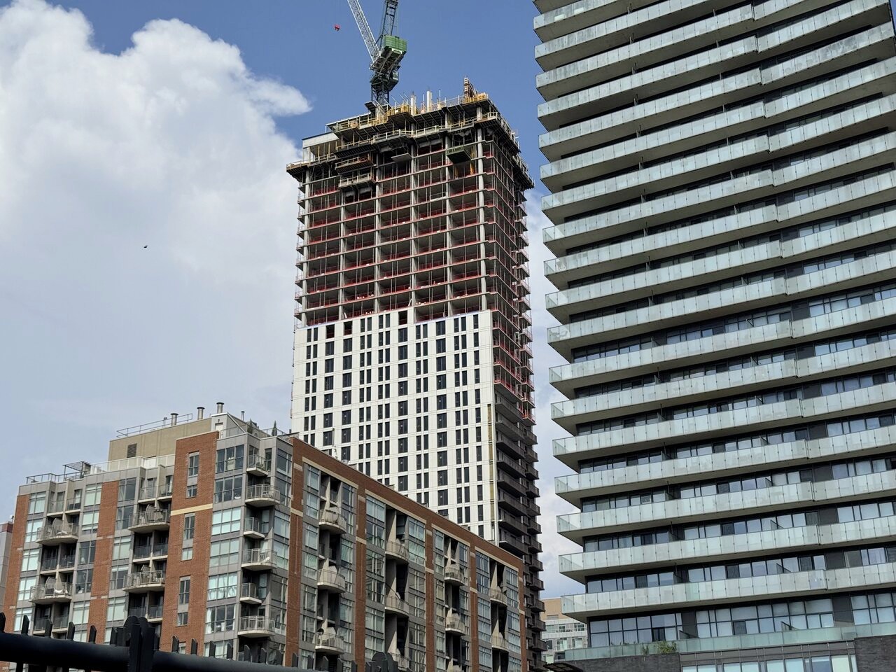 30 Merton Street tower under construction in Davisville Village, Toronto