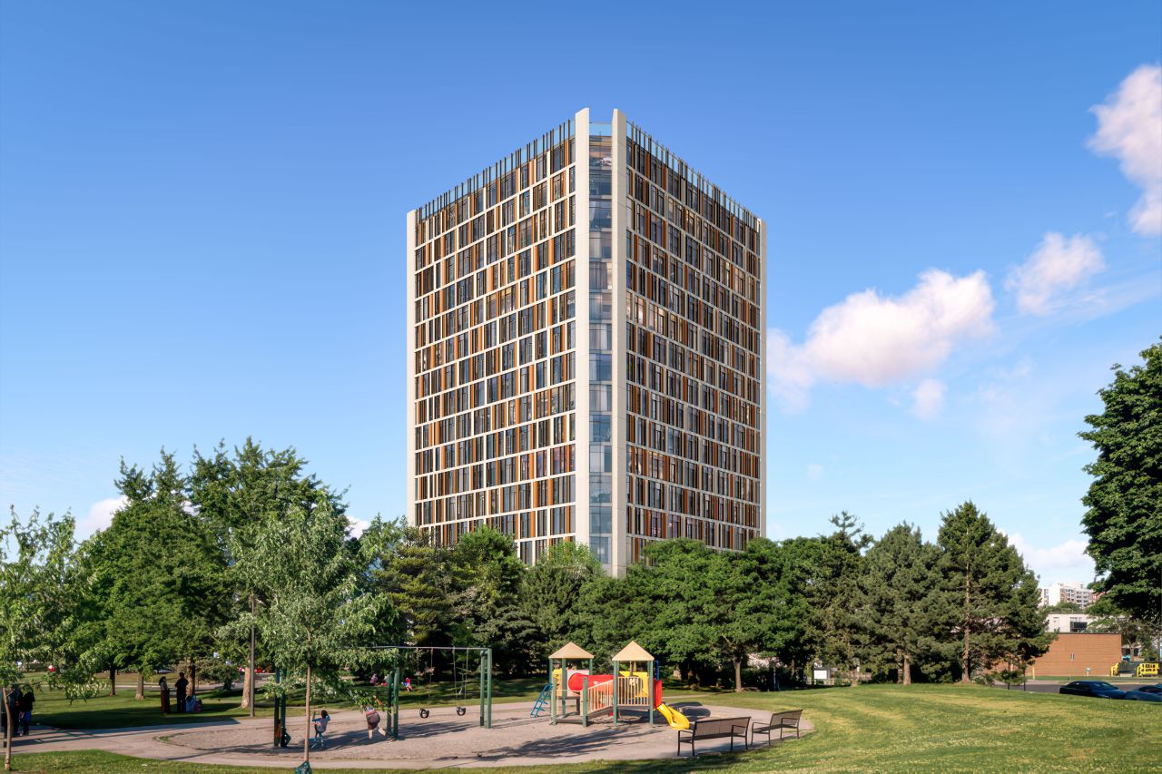 e lofts office-to-rental conversion in Toronto's Flemingdon Park