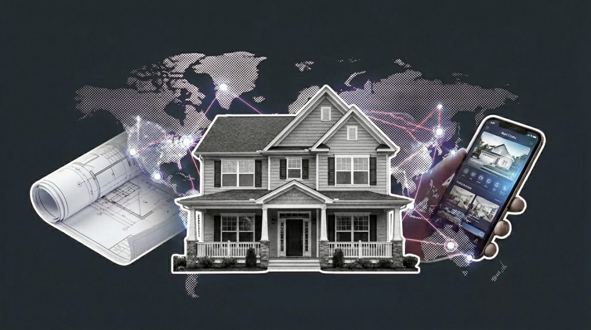 Illustration representing the shift away from cooperative MLS data toward independent brokerage technology