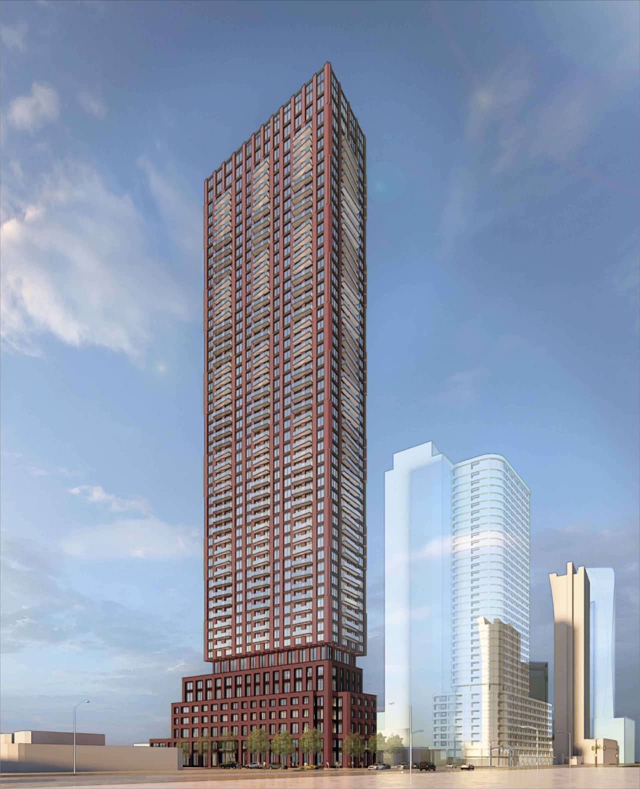 Rendering of proposed residential tower near Sheppard-Yonge station